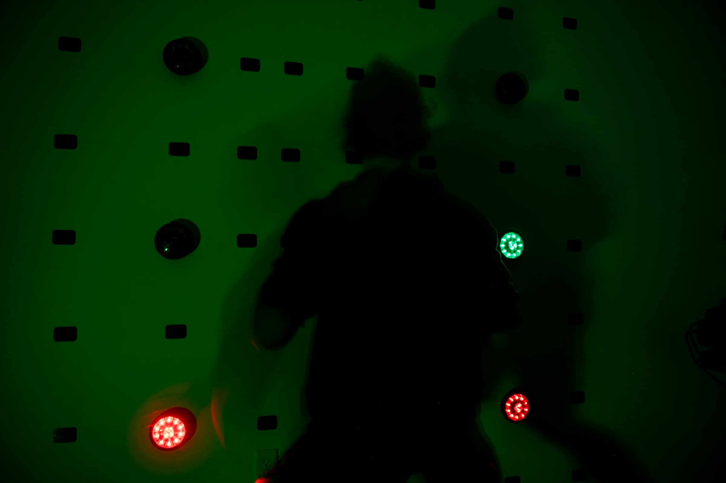 Tracking lit targets on the AESV reaction wall