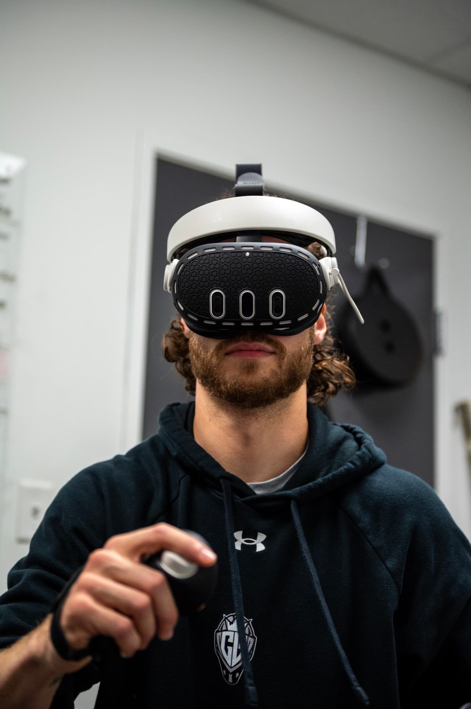 Training reaction and tracking in a VR headset at AESV