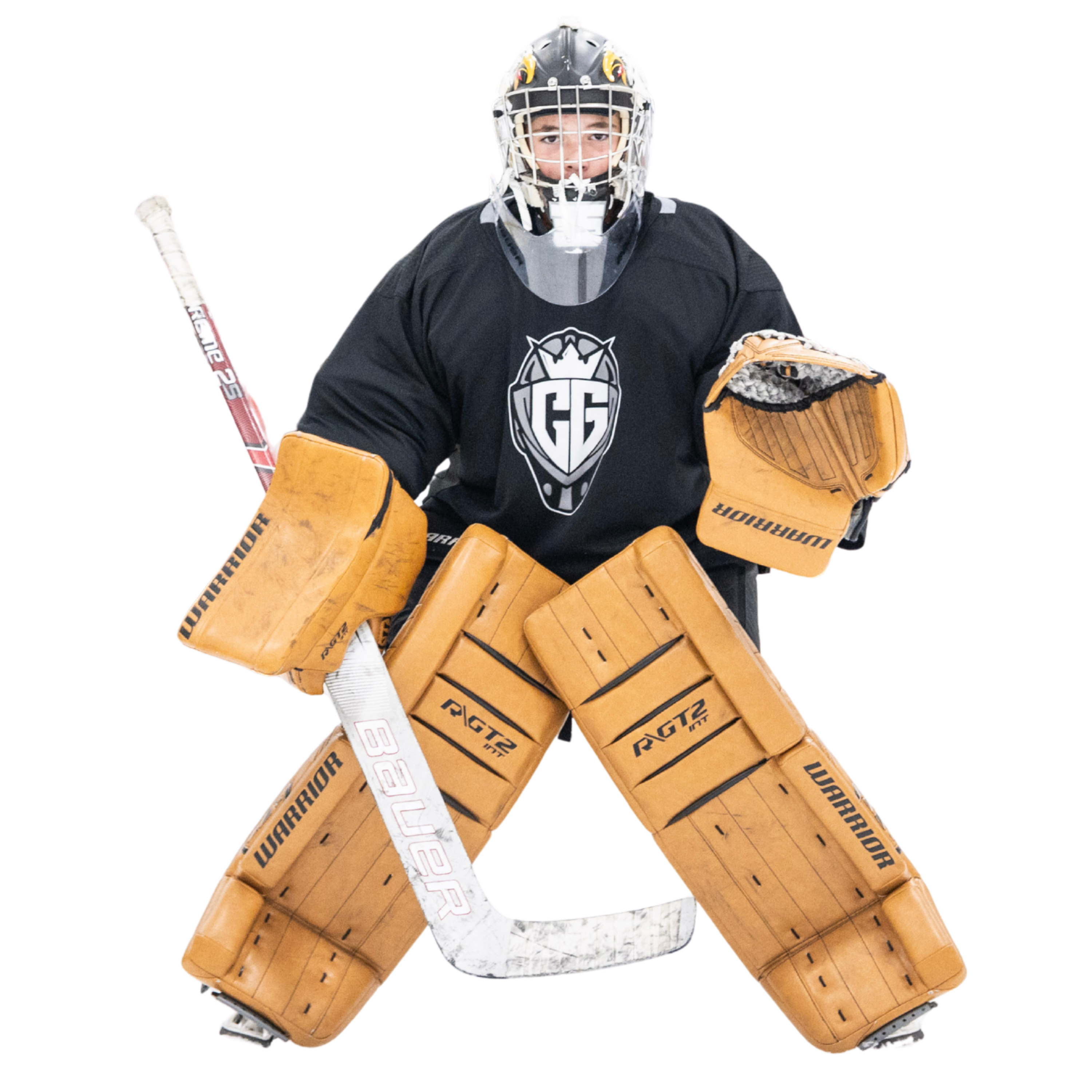 Goalie Alex Borgert at 2025 CG Goaltending Summer Camp.